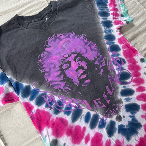 Vintage Other - Vintage Tie-Dye Purple Haze Tee Jimmy Hendrick Tee ; Great condition, clean